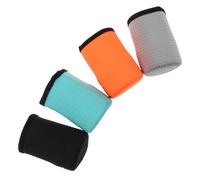 Veemoon 4pcs Reusable Neoprene Can Cooling Sleeves, Insulated Beer and Soda Can Holder Set, Multi-Color Beverage Sleeve for Cold Drinks, for Travel and Outdoor Use