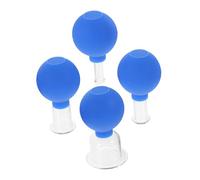 Veemoon 4pcs Rubber Cupping Cup Portable Cupping Therapy Tool for Body Facial Massage Multi Functional Vacuum Suction Cups for Home Use Durable Easy to Clean
