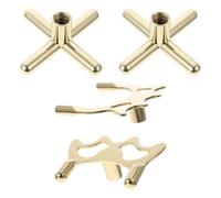 Veemoon 4pcs Rust-proof Snooker Bridge Professional Billiard Bridge Zinc-aluminium Alloy Lightweight Easy to Store for Most People Indoor Billiards Use 3.73x2.36x0.98inch