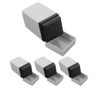 Veemoon 4pcs Self-inking Guitar and Ukulele Chord Stamp with Markings, Lightweight Plastic Material for Easy Chord Identification, for Performance the Go and Creation