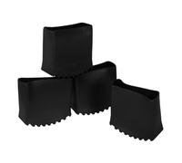 Veemoon 4pcs Skid Ladder Feet Covers Durable Non Slip Rubber Pads for Step Extension Ladders Protective Cushions for Flooring Protection