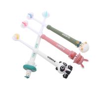 Veemoon 4pcs Soft Bristles Manual Toothbrush with Three-Sided Head for Boys and Ages Easy Grip Toothbrush for Comprehensive Gentle Oral Cleaning