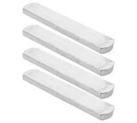 Veemoon 4pcs Steel Weight Plates for Weighted Vest, 300g Per Plate, Snug Fit and Increased Resistance, for Running and Gym Training Adults