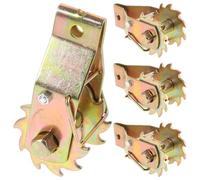 Veemoon 4pcs Steel Wire Tightener Cable Tensioner Gear Wire Puller Heavy Duty Tightening Tool for Garden Fence Pergola Industrial Use