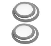 Veemoon 4pcs Stethoscope Diaphragm Replacement Kit for Adults and Compatible Stethoscope Accessories with Easy to Replace Dual Membranes for Pediatric and Adult Use