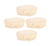 Veemoon 4Pcs Thickened Dustproof Cloth Jar Lid Covers for 6.5-9Cm Diameter Glass Jars, Fermentation Cloth Covers for Sourdough Proofing and Dough Rising, Kitchen Storage Bottle Protectors