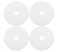 Veemoon 4Pcs Toilet Brush Refills Covers Odor Blocking Pads for Toilet Brush Cleaning System Sturdy Design for Freshness Retention and Versatile Application