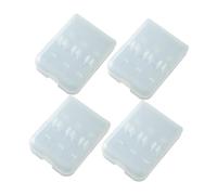 Veemoon 4pcs Toothbrush Heads Storage Case Durable Multi Use Tooth Brush Head Box for Storage Travel Toothbrush Holder for Home The Go