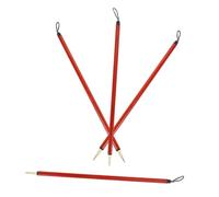 Veemoon 4Pcs Traditional Chinese Calligraphy Writing Brushes with Fine Tip for Beginner Practice Moisture Absorbing Hair Aluminum Handles for Intricate Strokes and Character Crafting