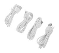Veemoon 4pcs USB Charging Cable for Water Flosser Replacement Cord Fast Charging Stable Power Supply Compact Lightweight Durable for Portable Oral Irrigators Travel Home Use