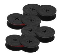 Veemoon 4pcs Vintage Typewriter Ink Ribbons Twin Spool Replacement for Mechanical Typewriters with Red Black and Black Ribbons Compatible with Models