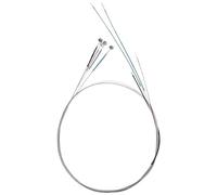 Veemoon 4pcs Violin String Set Steel Wire Strings Violin Replacement for 4/4-3/4 and Resistant to Breakage Suitable for Musicians