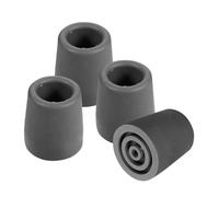 Veemoon 4pcs Walker Foot Pads Replacement Non Slip Crutch Tips for Canes and Crutches Heavy Duty Ends for Enhanced Safety Mobility Aid for Indoor Outdoor Use