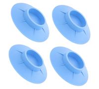 Veemoon 4pcs Washing Machine Stabilizer Rubber Foot Pads Vibration Mat for Washer and Dryer Non-slip Walking Home Laundry Use