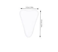 Veemoon 4pcs Water Drop Silicone Private Parts Pads Breathable Reusable Adhesive Concealer for Women Invisible Underwear Guard for Swimming Yoga and Everyday Protection