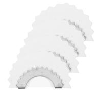 Veemoon 4pcs White Metal Bird Whistles Tongue Whistles Set for Adults Novelty Bird Caller Party and Outdoor Use