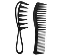 Veemoon 4pcs Wide Tooth Hair Comb Set for Men and Women Durable Styling Tools for Detangling Barber Salon Use Versatile Hair Styling and Knot Removal