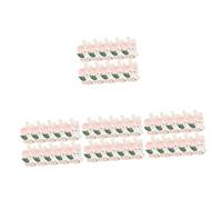 Veemoon 4sets Rose Rabbit Charms for DIY Jewelry Making Cute Bunny Pendants for Bracelets Necklaces Keychains for Handmade and Craft Projects 20pcs*4