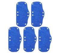 Veemoon 5-Pack Hard Hat Sweat Liner Replacement Reusable and Washable Sweatband for Construction Workers Breathable Helmet Forehead Pads Clip-On Design