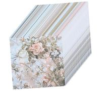 Veemoon 5 Packs Colorful Printed Flower Dinner Napkins Ply Paper Party Napkins for Birthday Wedding Shower Summer Family Reunions Decorative and Skin Friendly Party Supplies