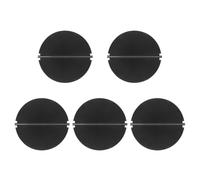Veemoon 5 Pairs 6 Inch Inline Fan One Way Damper, Air Duct Non Return Valve Flap for Bathroom and Kitchen Hood, Exhaust Pipe Backflow Prevention Insert Duct Fittings