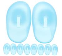 Veemoon 5 Pairs Silicone Ear Covers for Hair Dyeing Comfortable Reusable Ear Shields for Salon Use Staining Earmuffs for Hair Coloring and Washing