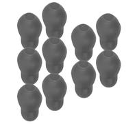 Veemoon 5 Pairs Silicone Stethoscope Ear Tips, Gourd-Shaped Soft Silicone Earbuds Replacement, Grey Noise-Reducing for Medical Use