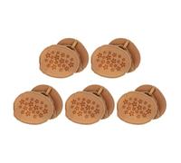 Veemoon 5 Pairs Thickened Soft Sponge Front Foot Pads Ball of Foot Cushions Invisible High Heel Shoe Insoles Deep Nude Color for Women Relief and All-Day Comfort