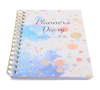Veemoon 50 Sheets Office Coil Notepad Financial Ledger Book A5 Size Spiral Binding Wire Binding Paper Budget Planner with Smooth Writing Experience Lays Flat for Daily and Weekly Finance