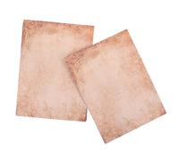 Veemoon 50 Sheets Vintage Double-Sided Stationery Paper Old Look Antique Parchment for Printing Letters Scrapbooking Invitations and Creative Writing Projects