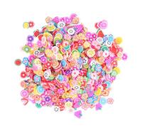 Veemoon 5000pcs Fruit Slicing Nail Art Decorations Per Pack Total Flower Slice Nail Stickers Diy Slice Designs for Home Use
