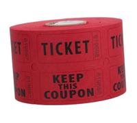 Veemoon 500pcs Double Roll Raffle Tickets for Fundraisers Events and Parties Consecutively Numbered for Christmas Admissions Food Choices and More