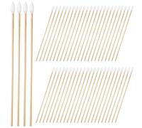 Veemoon 500pcs Long Precision Cotton Swabs Sharp Tips for Makeup Application Ear Cleaning and Nail Art High-Quality Cotton Tipped Applicator