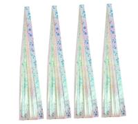 Veemoon 500pcs Lucky Star Paper Strips Metallic Glitter Origami Craft Paper for Beginners Easy Fold Star Folding Strips with Symbolic Patterns for DIY Decorations Teacher Craft Supplies