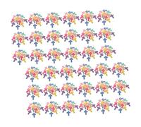 Veemoon 500Pcs Plastic Cross Beads DIY Jewelry Making Lightweight Multi Color Acrylic Charms for Bracelets Necklaces Earrings Craft Supplies
