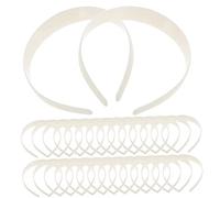 Veemoon 50pcs 2.5CM Wide Plastic Hair Hoop Accessories for Girls Hair Bands for Women for Daily Use