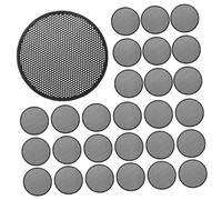 Veemoon 50pcs Adhesive Dust Cover for Speaker Mesh Sticker Camera Lens Net Electronic Product Dust Sticker for Mesh Speaker Covers