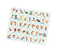 Veemoon 50pcs Behavior Reward Cards Interactive Cognitive Development System for Classroom Motivation Self Discipline and Positive Behavior Reinforcement Engaging Early Education Tools