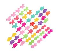 Veemoon 50Pcs Cartoon Hairpins Colorful Decorative Barrettes for Cute Hair Accessories for DIY Outfits Photography and Everyday Use