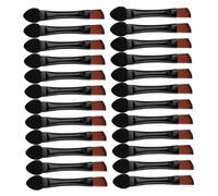 Veemoon 50pcs Dual Ended Angled Eyeshadow and Eyebrow Brush Soft Gentle Bristles for Precise Brow Shaping and Smooth Eye Makeup Application Portable Makeup Tool for Versatile Beauty