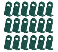 Veemoon 50Pcs Greenhouse Plant Flower Hanger Clips Material Fixing Clamps for Wire Insulation Netting Shading Indoor Garden Wire Organizer