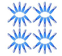 Veemoon 50pcs Institutional Finger Toothbrushes with Soft Pbt Bristles Ergonomic Rounded Handle for Safe Teeth and Oral Cleaning Mini Security Design for Prison and Travel Use