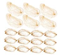 Veemoon 50pcs Invisible Hair Net Bun Covers for Women Elastic Mesh Hair Nets for Ballet Nursing Cosplay and Stewardess Accessories