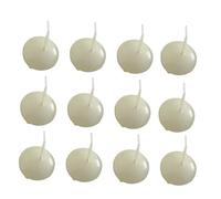 Veemoon 50Pcs Mini Floating Disc Candles White Decorative Wedding Supplies Romantic Party Centerpiece Lighting for Events Christmas Year Celebrations