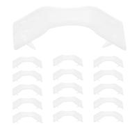 Veemoon 50pcs Plastic Bandage Clips for Elastic and Crepe Bandage Fixing White Semi- Small Portable Clips for First Aid Use