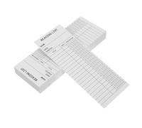Veemoon 50pcs Reading List Paper Bookmarks for Book Lovers Thick Sturdy Library Card Book Trackers Lightweight Portable Page Markers Practical Notecards for Reading Log and Literary