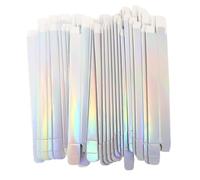 Veemoon 50pcs Silver Lipstick Paper Boxes Cosmetic Eyeliner Case Lightweight DIY Packaging for Lip Gloss and Small Perfume Storage