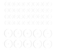 Veemoon 50Pcs Soft Silicone Earring Lifters for Studs Comfortable Earring Back Covers Durable Ear Support Pads Non Irritating Design for Enhanced Earring Appearance