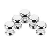 Veemoon 5pcs 15mm Manual Pepper Mill Knob Nut Replacement Stainless Steel Top Grinder Attachments for Kitchen Spice Grinder Metal Food Parts for Handheld Seasoning Mill