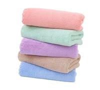 Veemoon 5pcs Absorbent Pet Towels Quick Drying Soft Hamster Blanket Bedding Cushions for Small Animals Guinea Pigs Rabbits Bath Use Colors